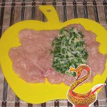Куриные грудки рулетики с сыром