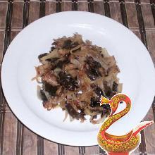 Тушеная капуста с грибами рецепт