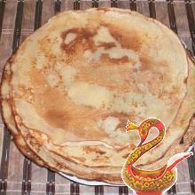 Блины с начинкой из крабовых палочек