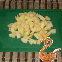 Russian recipe potatoes with zucchini