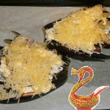 Eggplant with cheese