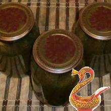 Salted cucumbers for winter
