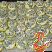 Запеченные кабачки с сыром и чесноком