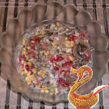 Вкусный салат с жареными шампиньонами