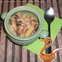 Жаркое с грибами и картошкой