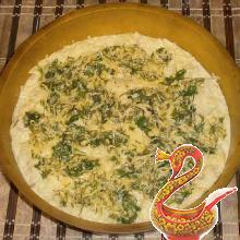Russian recipe baked potatoes with cheese