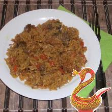 Вкусный плов из говядины