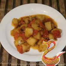 Картофель с овощами рецепт