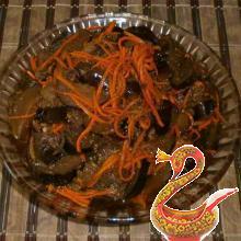 Russian recipe Marinated eggplant for winter
