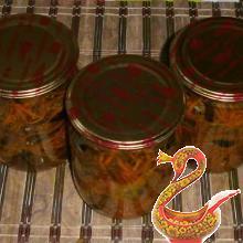 Marinated eggplant