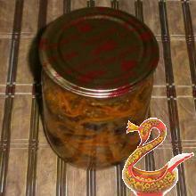 Russian recipe Marinated eggplant for winter