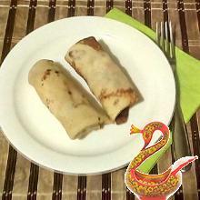 Блины с крабовыми палочками
