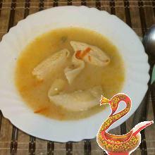 Куриный суп с клецками