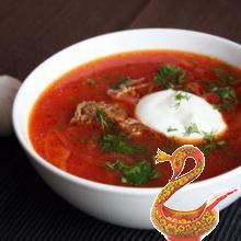 Recipe for russian borsch
